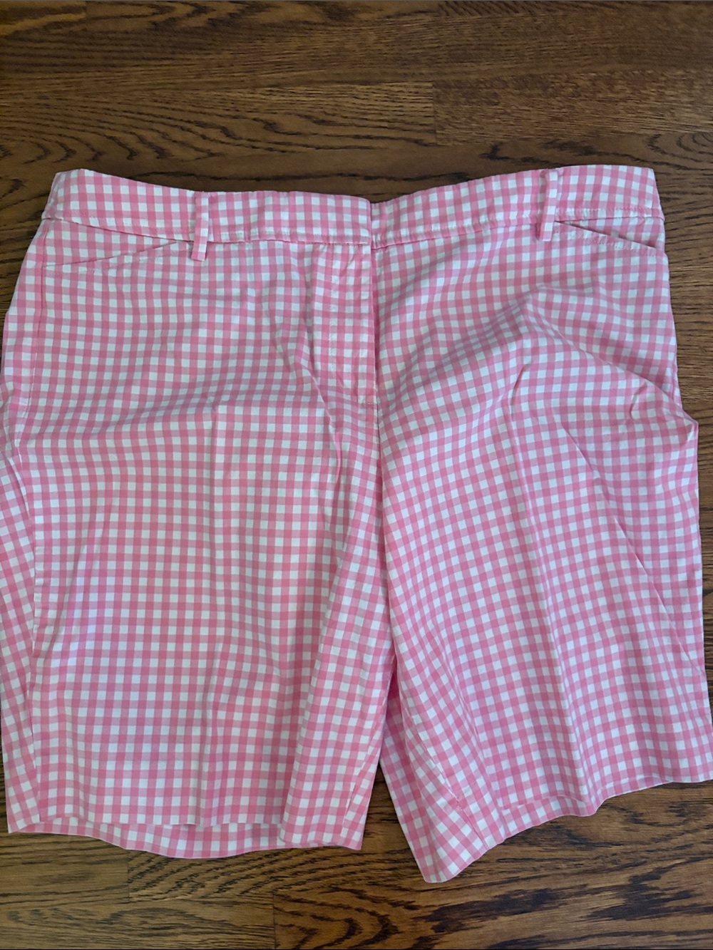 Talbots Pink Gingham Perfect Shorts